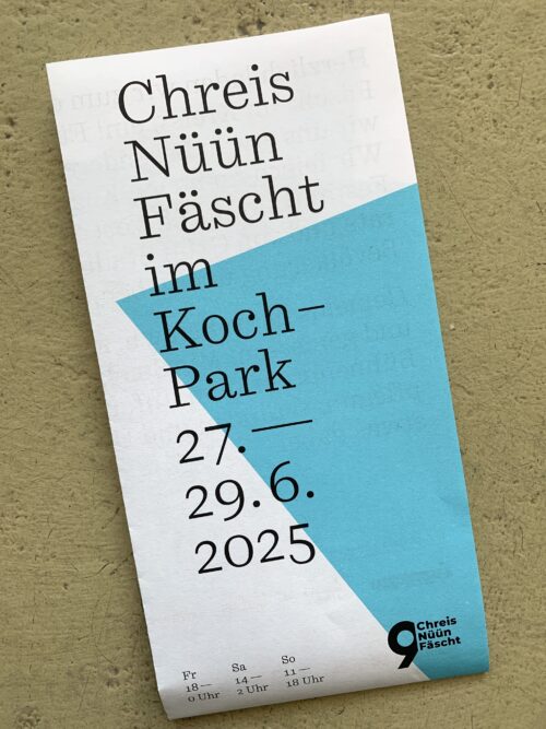 Chreis9Fäscht im neuen Koch-Park